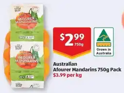 ALDI Australian Afourer Mandarins offer
