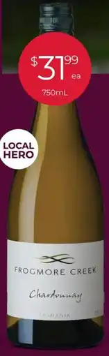 Porters Frogmore Creek Chardonnay offer