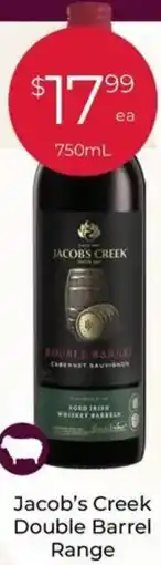 Porters Jacob's Creek Double Barrel Range offer
