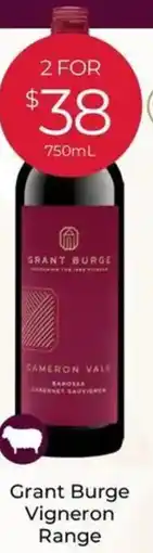 Porters Grant Burge Vigneron Range offer