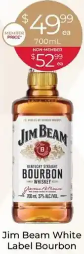 Porters Jim Beam White Label Bourbon offer