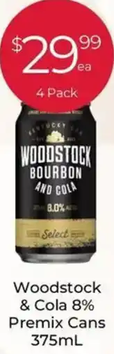 Porters Woodstock & Cola 8% Premix Cans offer