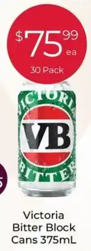 Porters Victoria Bitter Block Cans offer