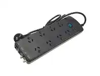 Officeworks Jackson Phone and Aerial Surge Protected 8 Outlet Powerboard offer
