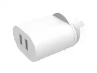 Officeworks Keji USB Dual Port Wall Charger 2.4A White offer