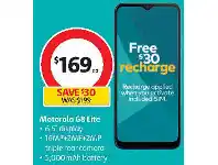 Coles Motorola G8 Lite offer