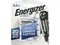 Officeworks Energizer Ultimate Lithium AA Batteries 4 Pack offer