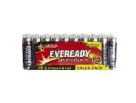 Officeworks Eveready Super Heavy Duty AA Batteries 20 Pack offer