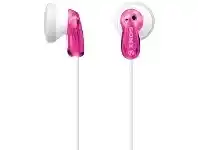 Officeworks Sony Earphones Pink EPLP offer