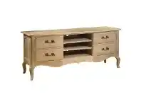 LivingStyles Caratel Birch Timber 4 Drawer TV Unit, 158cm offer