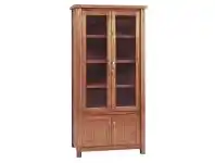 LivingStyles Cooper Mountain Ash Timber Display Cabinet offer