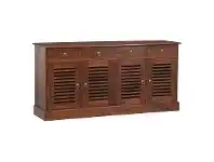 LivingStyles Hawaii Solid Mahogany 4 Door 4 Drawer Buffet in Mahogany offer