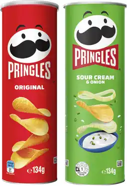 IGA Pringles Chips 118‑134g Selected Varieties offer