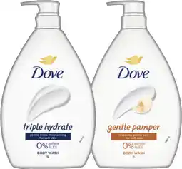 IGA Dove Body Wash Selected Varieties offer