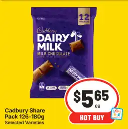 IGA Cadbury Share Pack offer