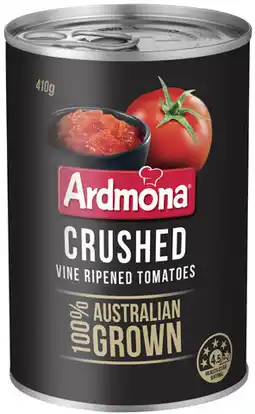IGA Ardmona Canned Tomatoes Selected Varieties offer