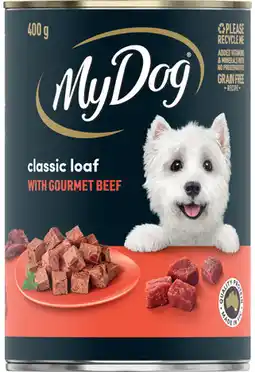 IGA My Dog Wet Dog Food Selected Varieties offer