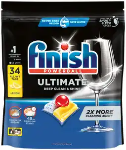 IGA Finish Ultimate Dishwashing Tablets Lemon offer