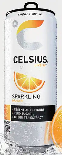 IGA NEW Celsius Orange Sparkling Energy Drink offer