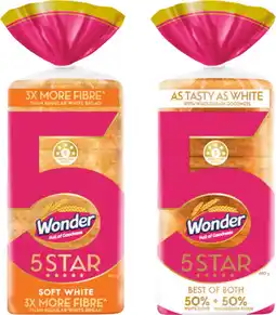 IGA Wonder Bread 5 Star Selected Varieties offer
