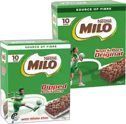 IGA Nestlé Milo Snack Bars Selected Varieties offer