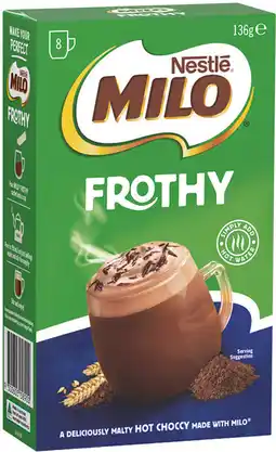 IGA Nestlé Milo Frothy Sachets offer