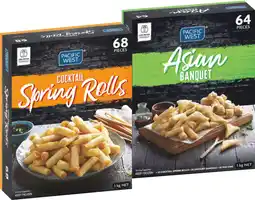 IGA Pacific West Cocktail Spring Rolls or Asian Banquet 1kg offer