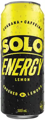IGA Solo Energy Drink Selected Varieties offer
