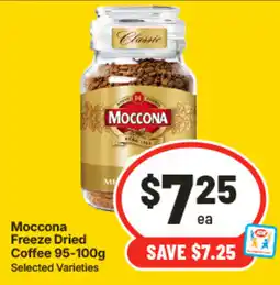 IGA Moccona Freeze Dried Coffee offer