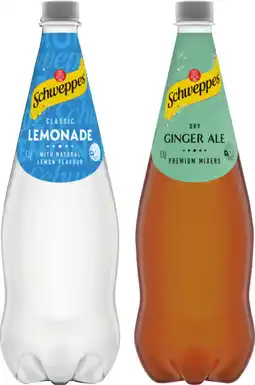 IGA Schweppes Mixers, Soft Drink or Natural Mineral Water offer