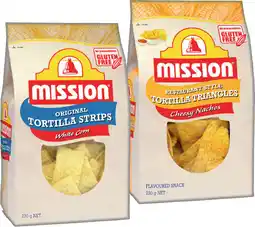 IGA Mission Tortilla Corn Chips Selected Varieties offer