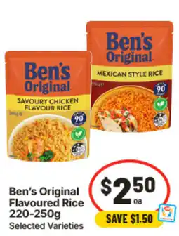IGA Ben’s Original Flavoured Rice offer