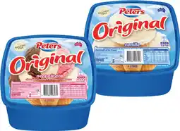 IGA Peters Original Ice Cream Selected Varieties offer
