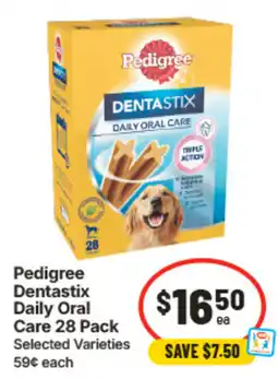 IGA Pedigree Dentastix Daily Oral Care offer