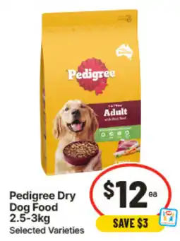 IGA Pedigree Dry Dog Food offer