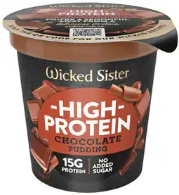 IGA Wicked Sister High Protein Pudding Selected Varieties offer
