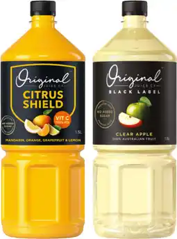 IGA Original Juice Co Black Label Juice Selected Varieties offer
