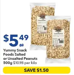 Ritchies Yummy Snack Foods Salted or Unsalted Peanuts offer