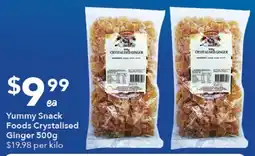 Ritchies Yummy Snack Foods Crystallised Ginger offer
