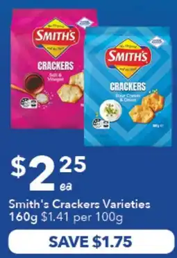 Ritchies Smith's Crackers Varieties offer