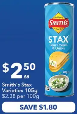 Ritchies Smith's Stax Varieties offer