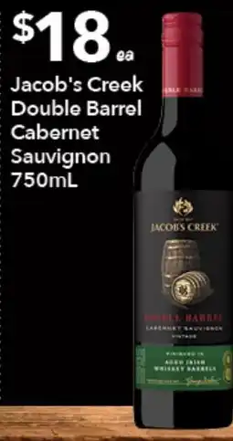 Ritchies Jacob's Creek Double Barrel Cabernet Sauvignon offer