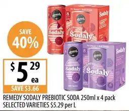 Supabarn Remedy Sodaly Prebiotic Soda offer