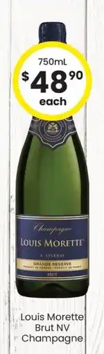 The Bottle O Louis Morette Brut NV Champagne offer