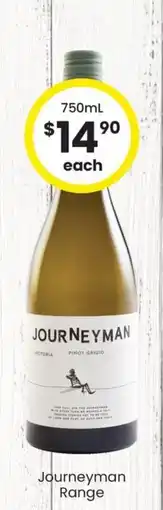 The Bottle O Journeyman Pinot Grigio offer