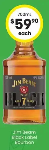 The Bottle O Jim Beam Black Label Bourbon offer