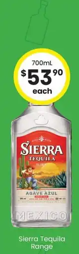 The Bottle O Sierra Tequila offer