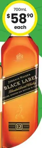 The Bottle O Johnnie Walker Black Label Blended Scotch Whisky offer