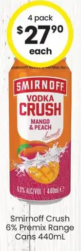 The Bottle O Smirnoff Crush offer