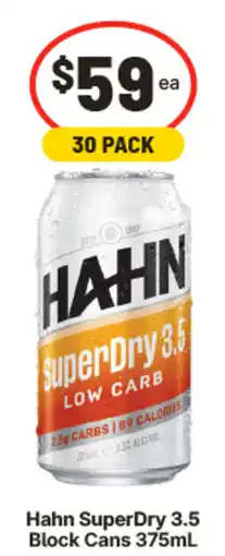 IGA Hahn SuperDry 3.5 offer